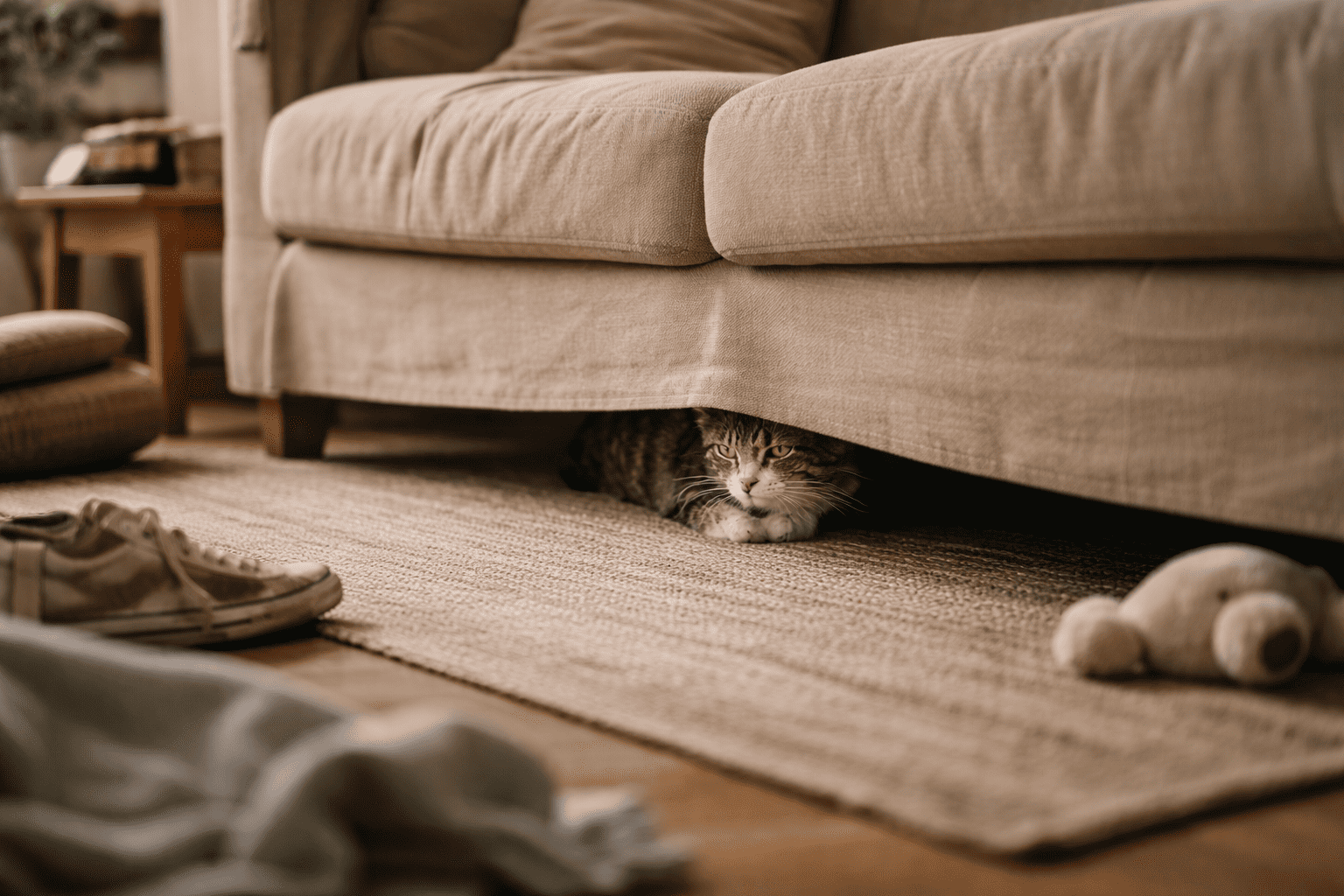 Symptoms of separation anxiety in pets when the owner leaves